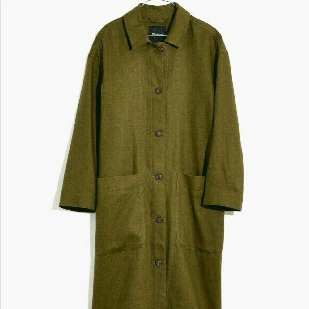 Madewell linen duster jacket